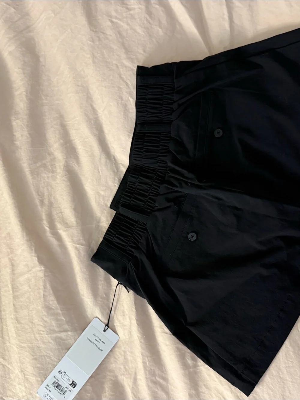 Alo Fan Club Mini Skirt in Black Size XS - BRAND NEW WITH TAG
